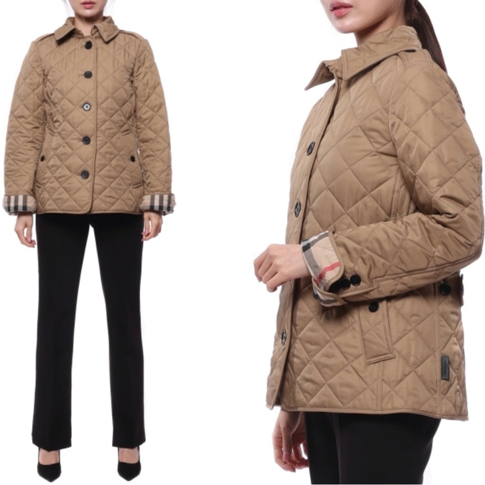 Burberry diamond quilted jacket